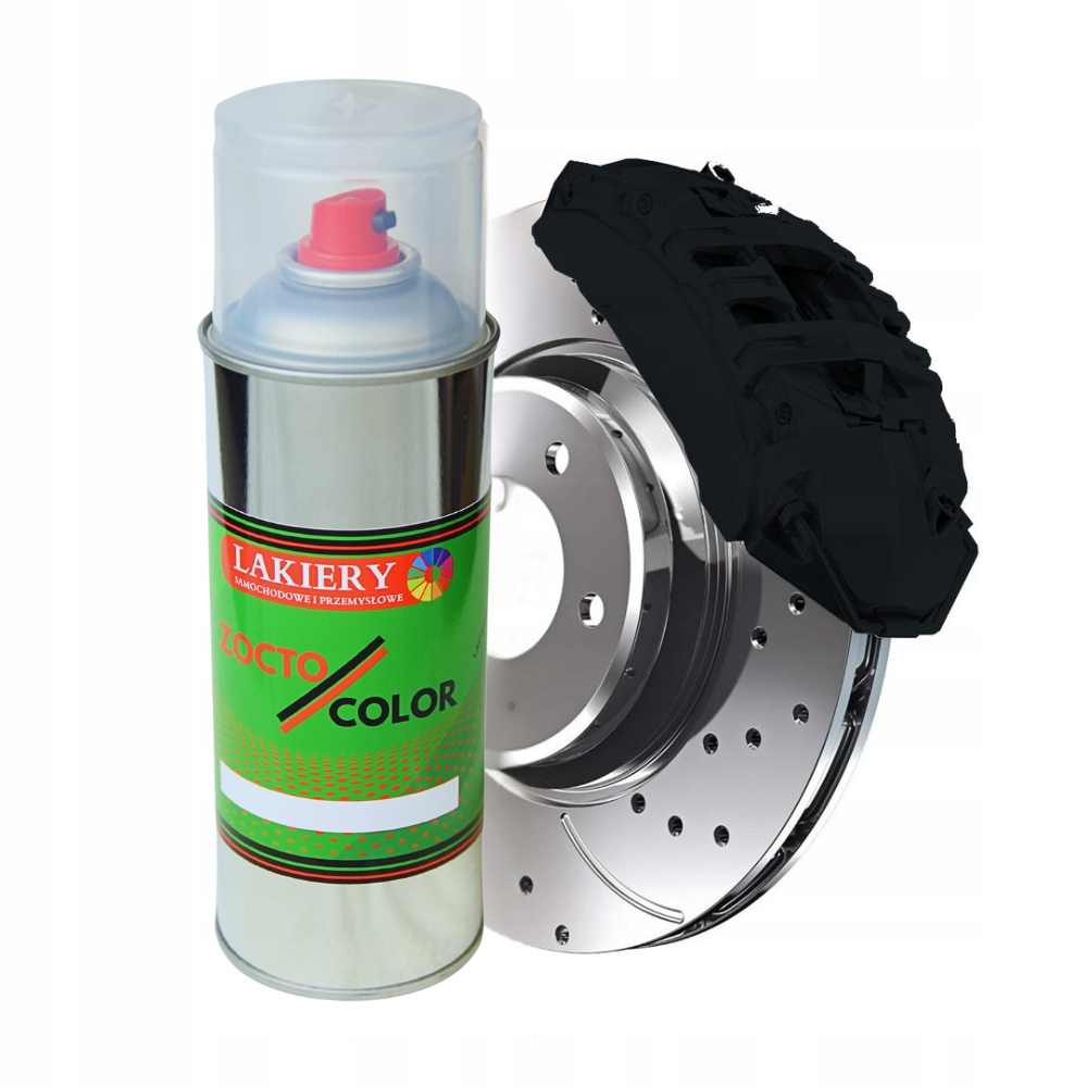 Farba Spray Zacisk Hamulcowy Ral 9005 Półmat Kolor Czarny