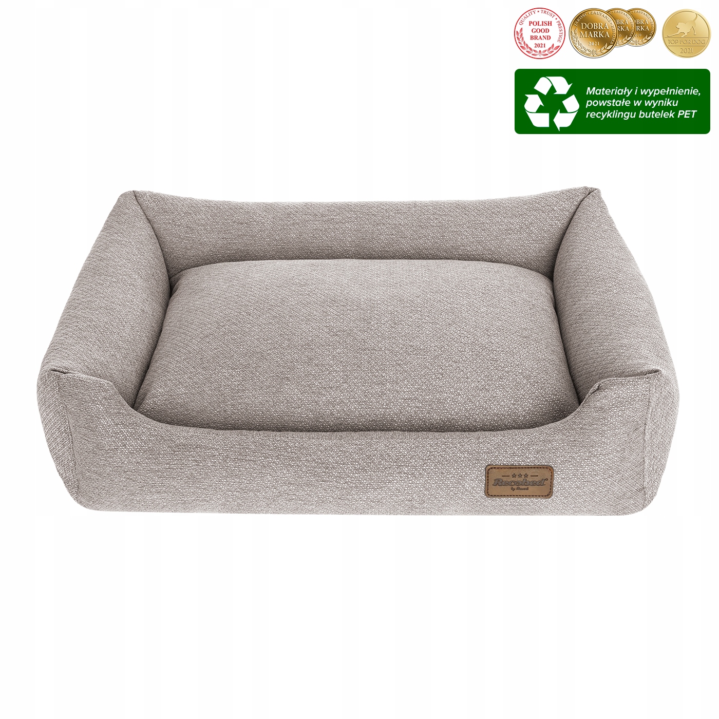 Levně Recobed Harmony pelíšek pro psa světle hnědá 65 cm x 50 cm
