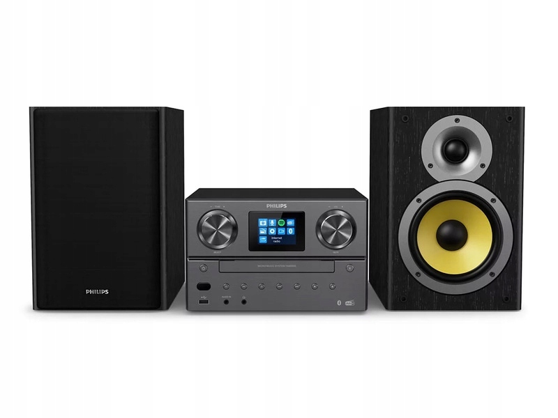 WIEŻA PHILIPS TAM8905/10 CD BT WIFI FM DAB+ Czarny