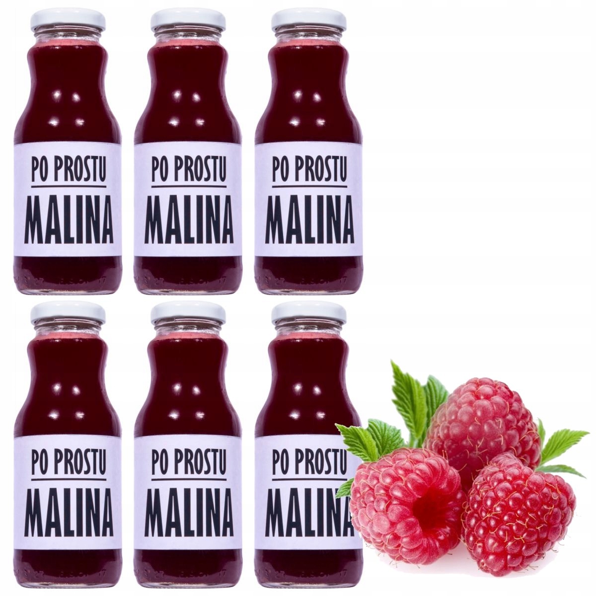 Levně Malinový malinový džus Malina 250 ml 100% x6