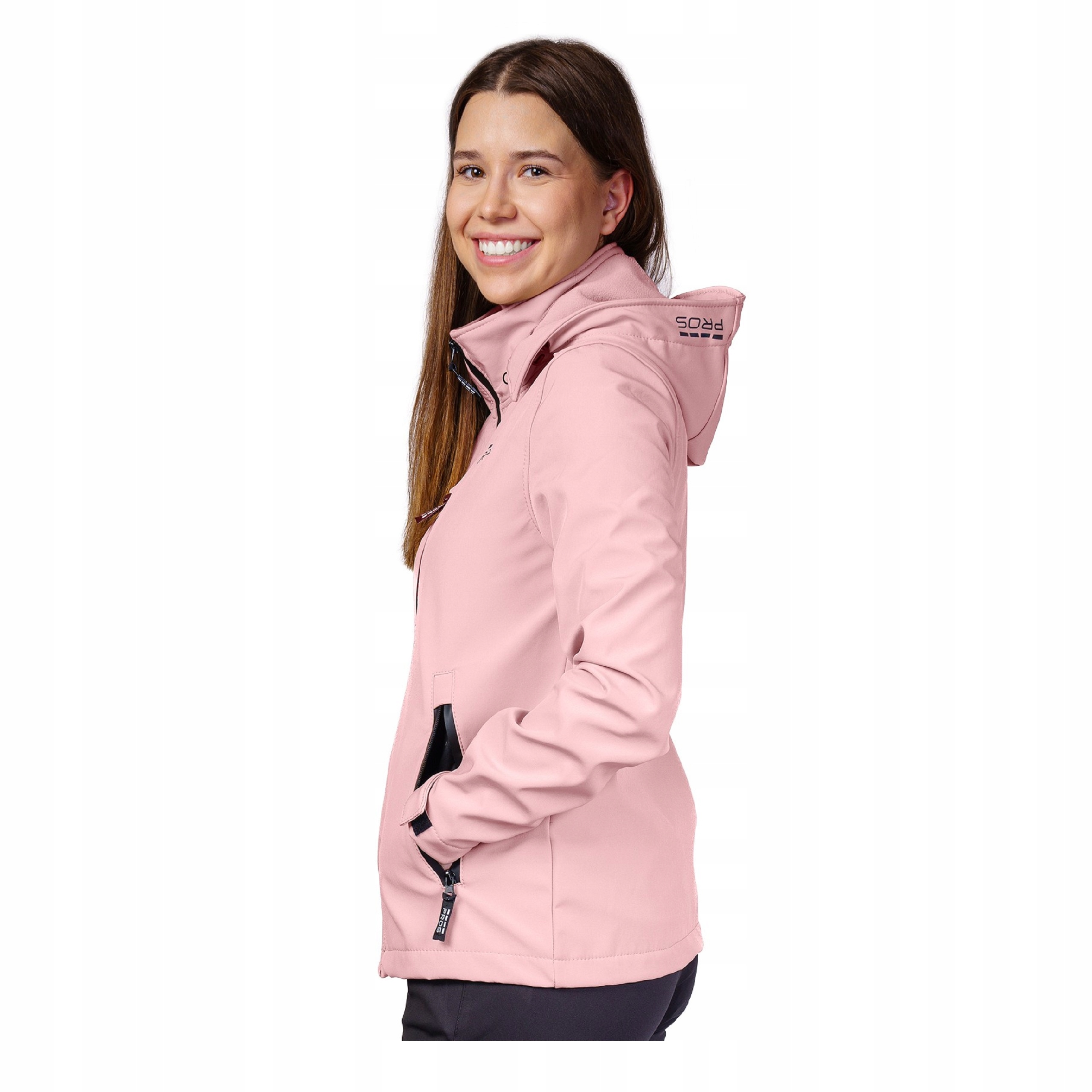 Dámská větruodolná softshellová trekingová bunda Prodyšná, voděodolná