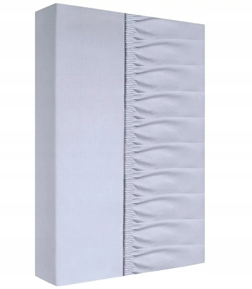 

Prześcieradło bawełniane z gumką 140x200 szare