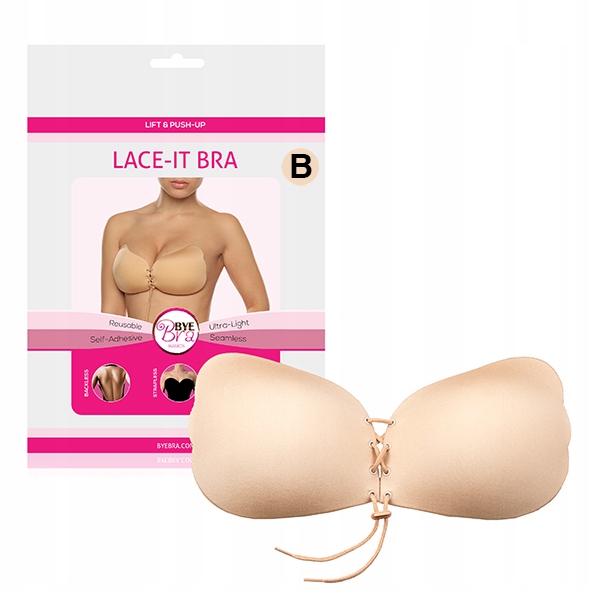 

Bye Bra LaceIt Bra Cup B Cielisty Akcesoria Bieliz