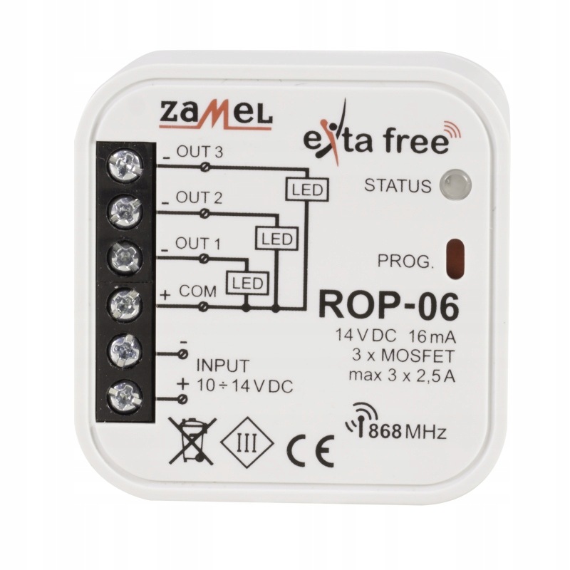 Vysílač Zamel Exta Free ROP-06 Výprodej