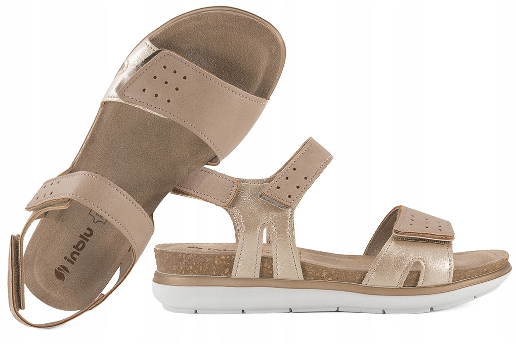 

Inblu PG-26 Sandały Damskie Soft Comfort beż 38