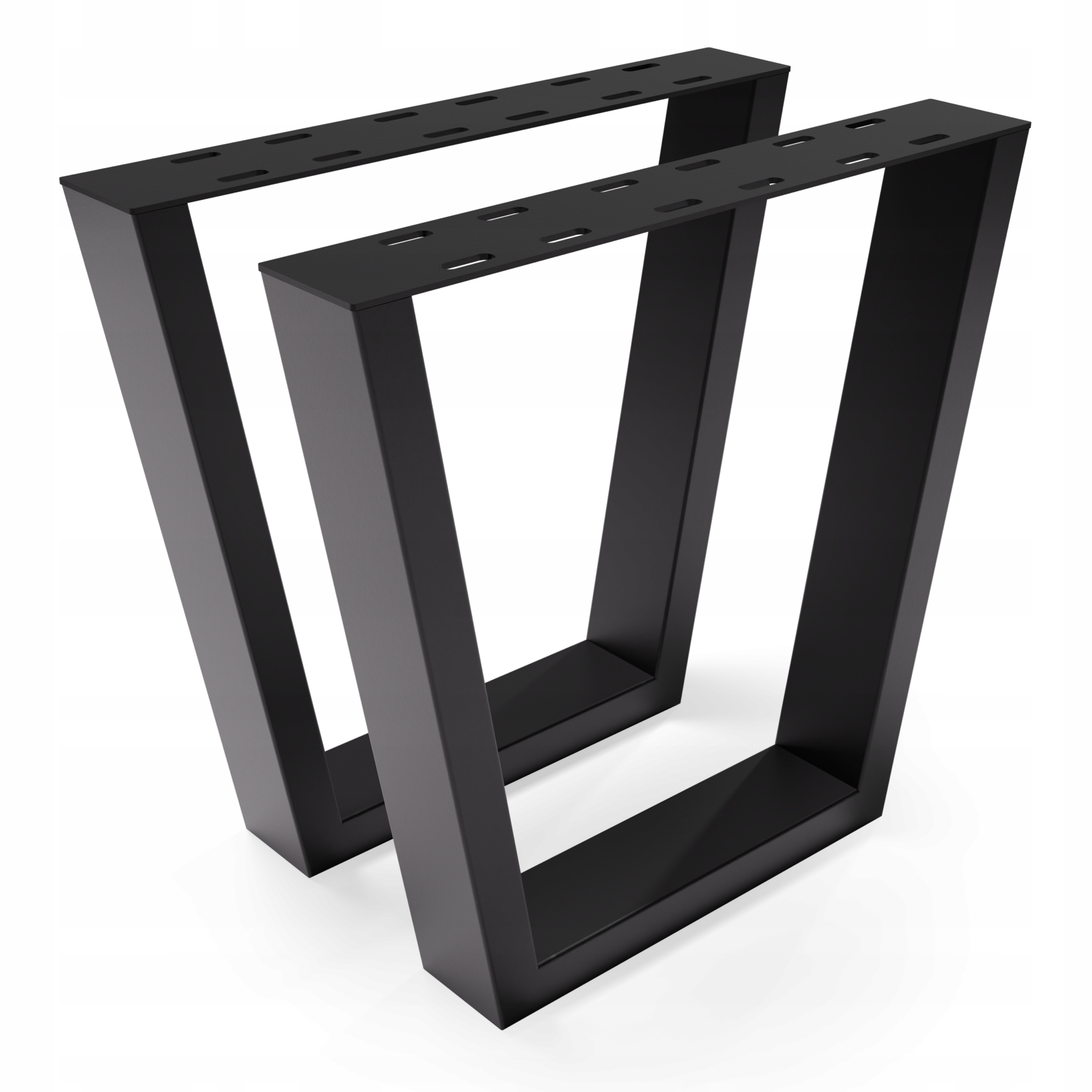 Nogi stołu metalowe biurka loft industrial V 2szt 44x40cm