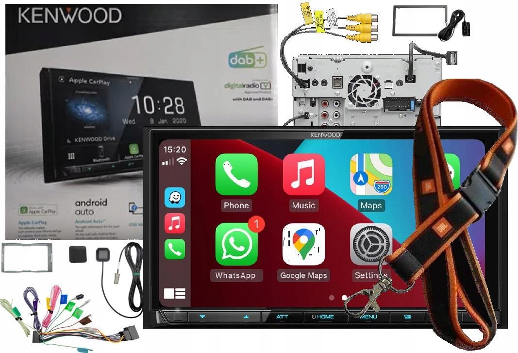 Stacja Multimedialna Kenwood DMX-7520dabs/ Android Auto, Apple Car Play