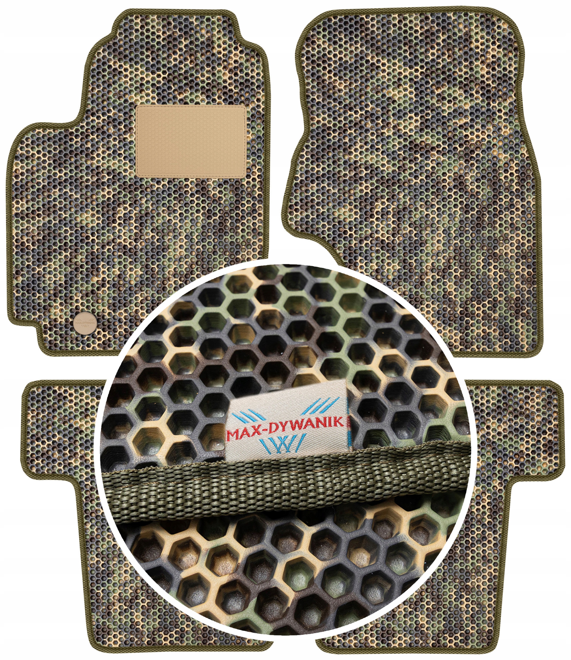 Toyota RAV4 II Suv 3D 00-03 Gumové rohože do auta Eva Moro