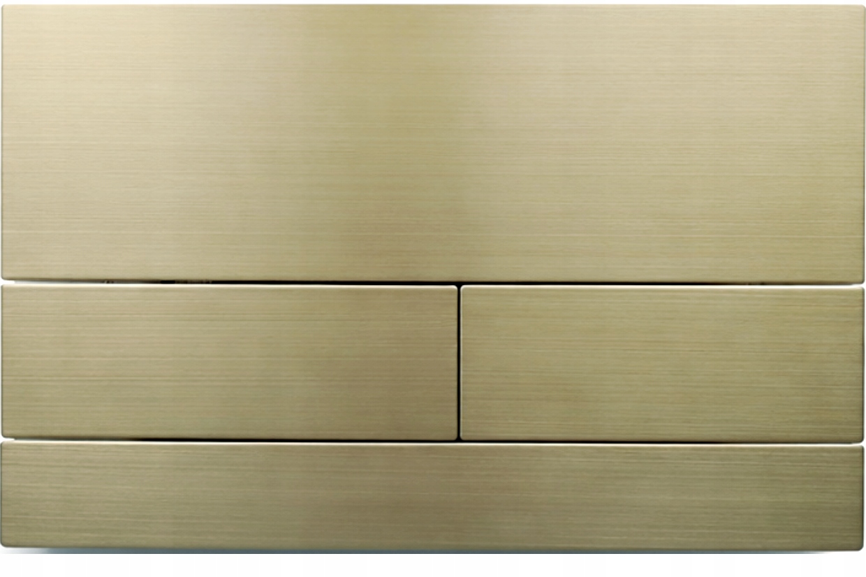 Oceľové splachovacie tlačidlo T2 zlaté 7 pre Wc stojan Jomo Werit Jomo Tech