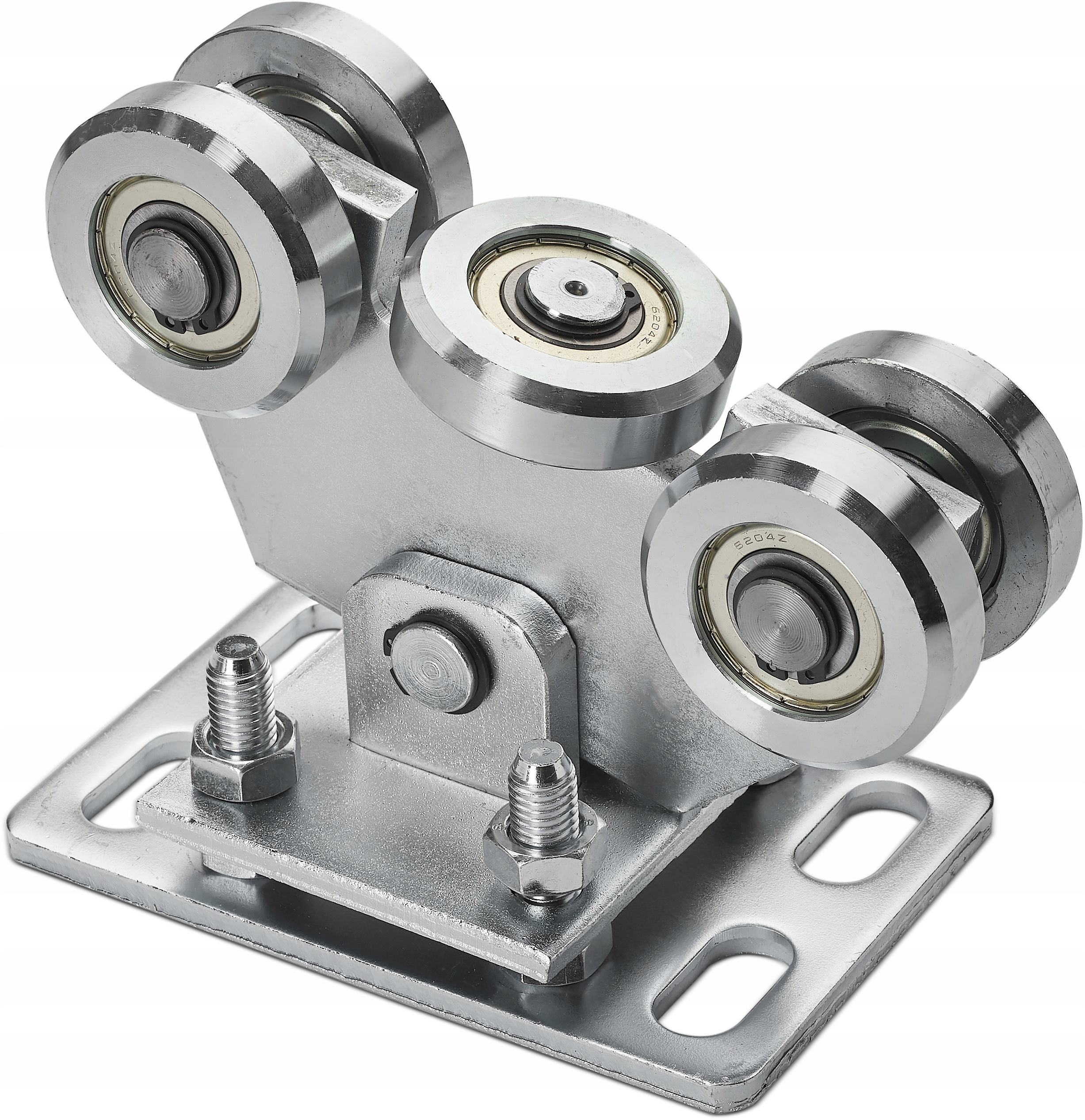 SET OF SELF-ALIGNING GATE TROLLEYS 80x80 ROLLERS SLIDING GATE TROLLEYS Manufacturer code 60.003.K80