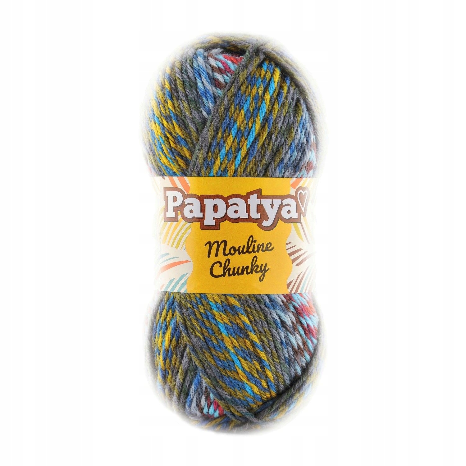 Włóczka Papatya Mouline Chunky Melanż Akryl 1204