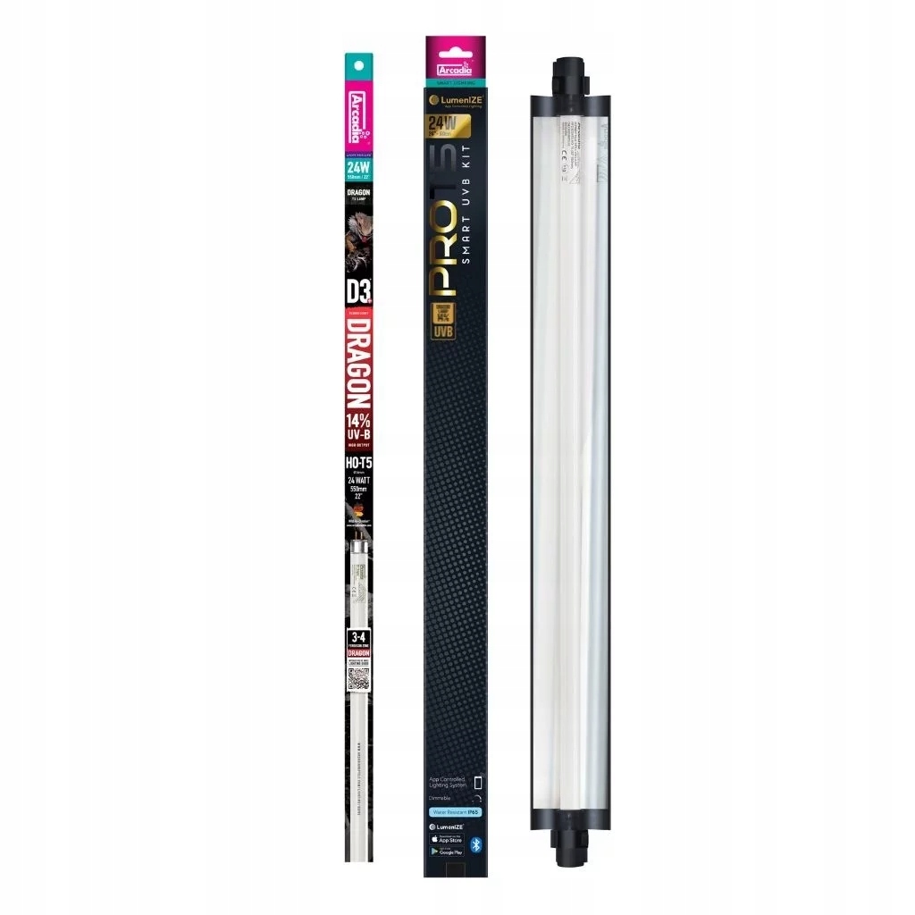 Arcadia LumenIZE T5 Uvb 14% 24W Pro Inteligentní lampa T5 zářivka