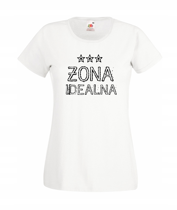 

S Koszulka Damska Żona Idealna Najlepsza Wzory