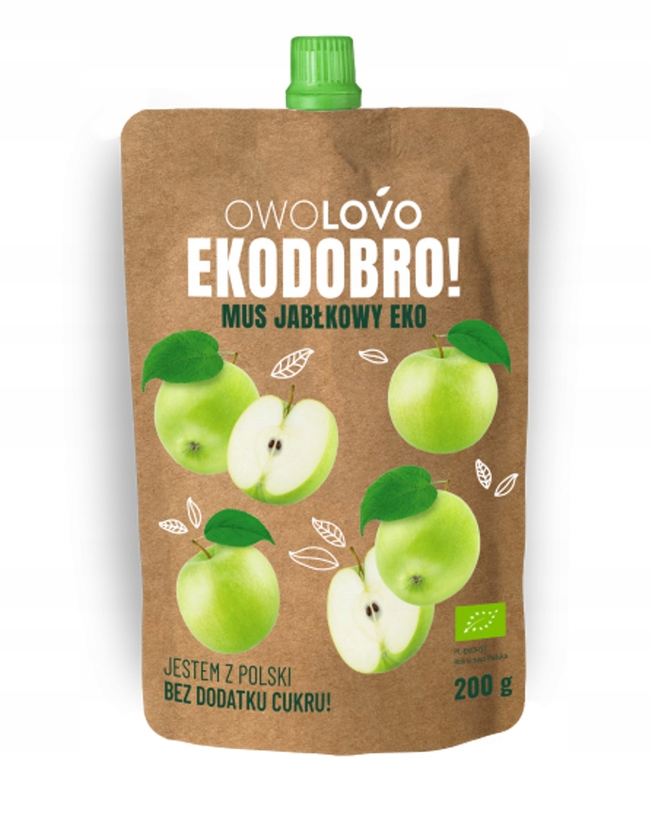 OWOLOVO Mus jabłkowy Ekodobro 200 g