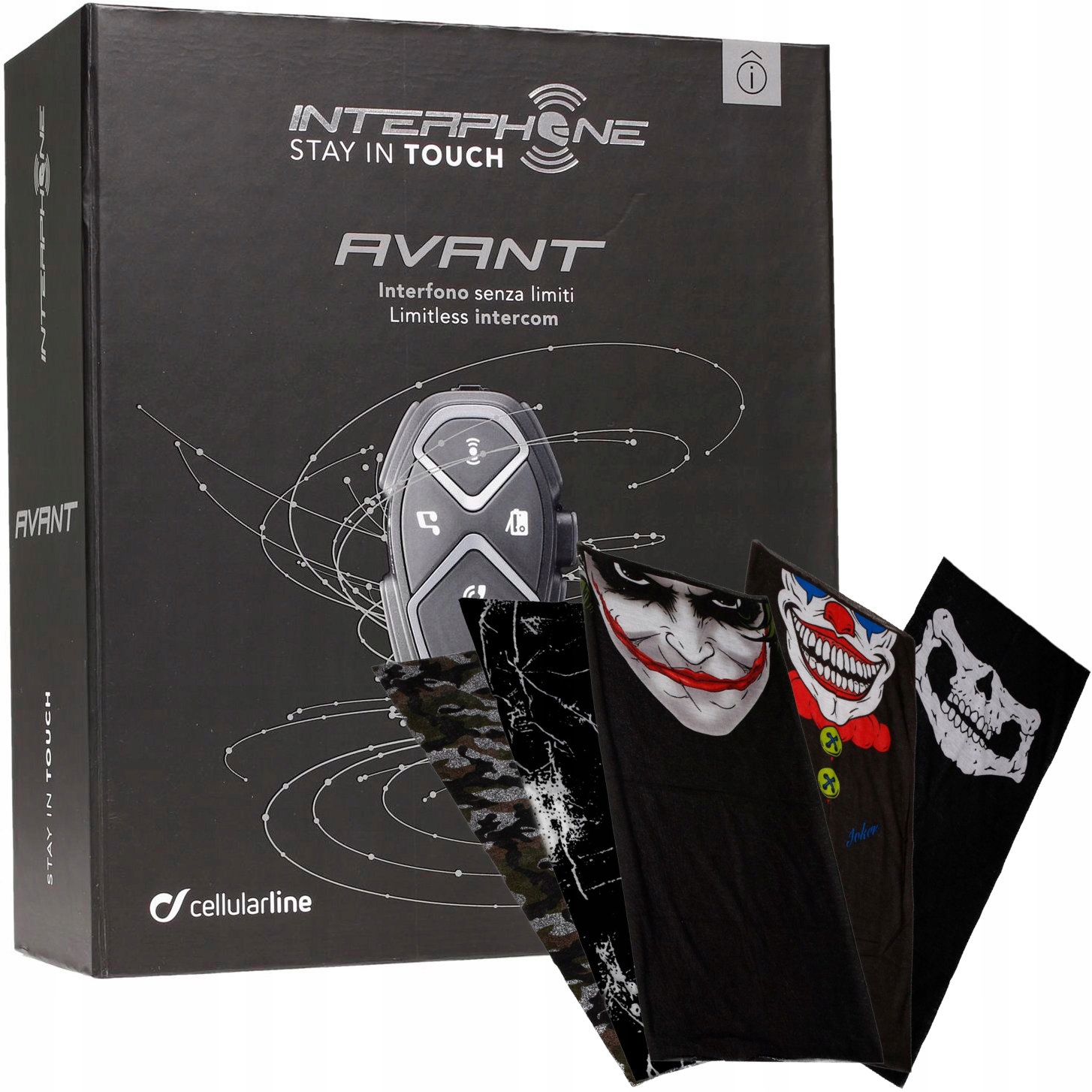 Домофон домофон AVANT Dual 5шт бандана комплект