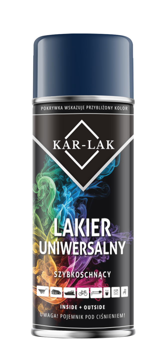 Kar-lak Ral 5010 Niebieski Farba Lakier Uniwersalny Car Lak Spray 400 ML