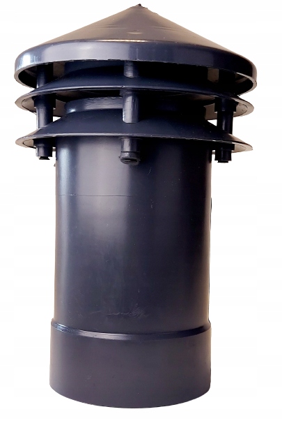 Wywiewka fi110 krótka z kielichem wys.270mm