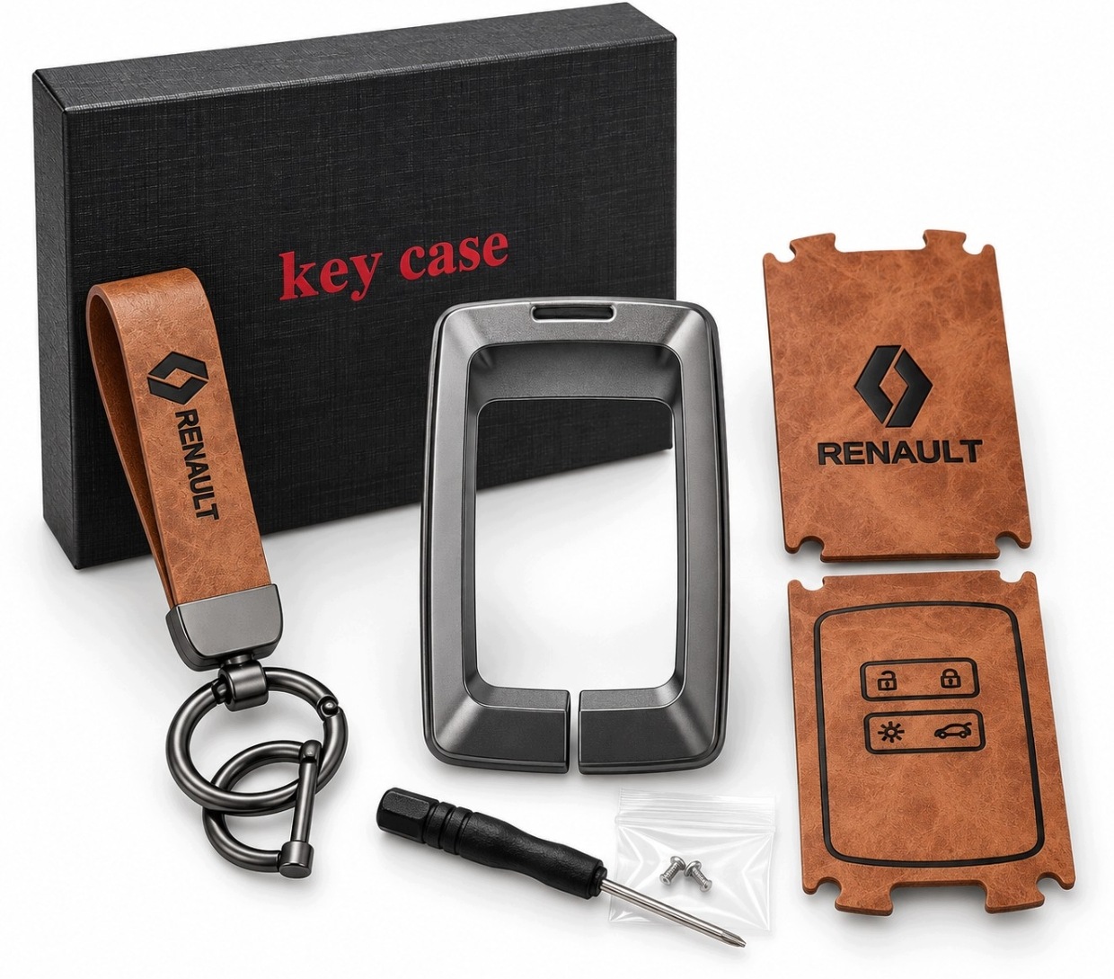 Etui case pokrowiec na kartę kluczyk do Renault Espace V Koleos Captur Zoe