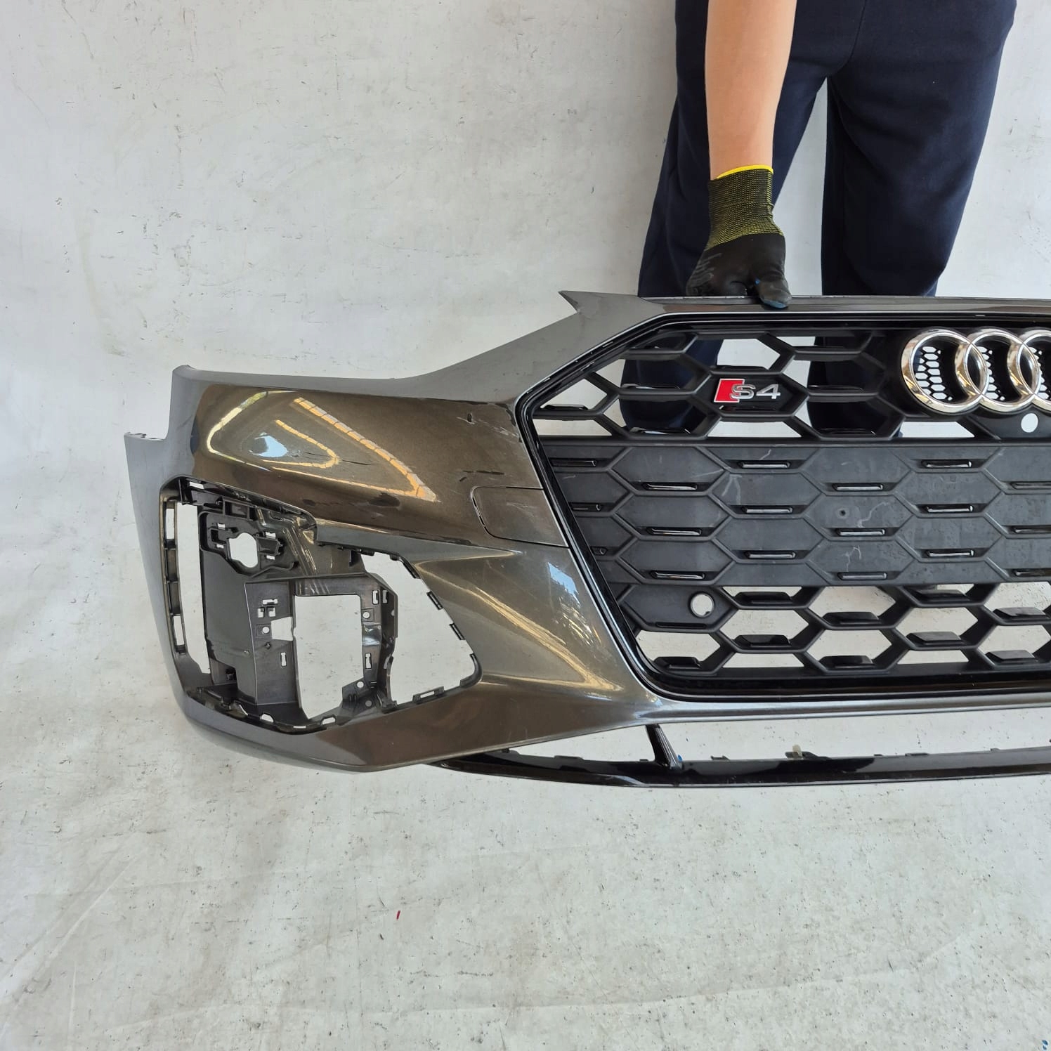 AUDI A4 S4 B9 8W 8W0 LIFT S-LINE 20- bumper front front grill