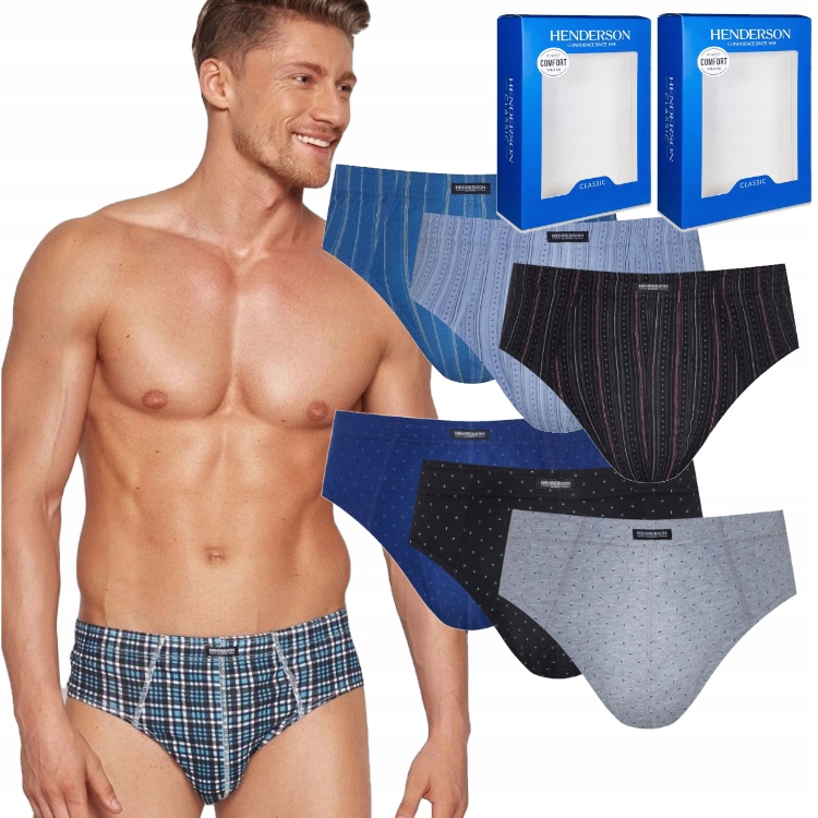 

Henderson slipy męskie 1446 6 sztuk 100% baw XXL