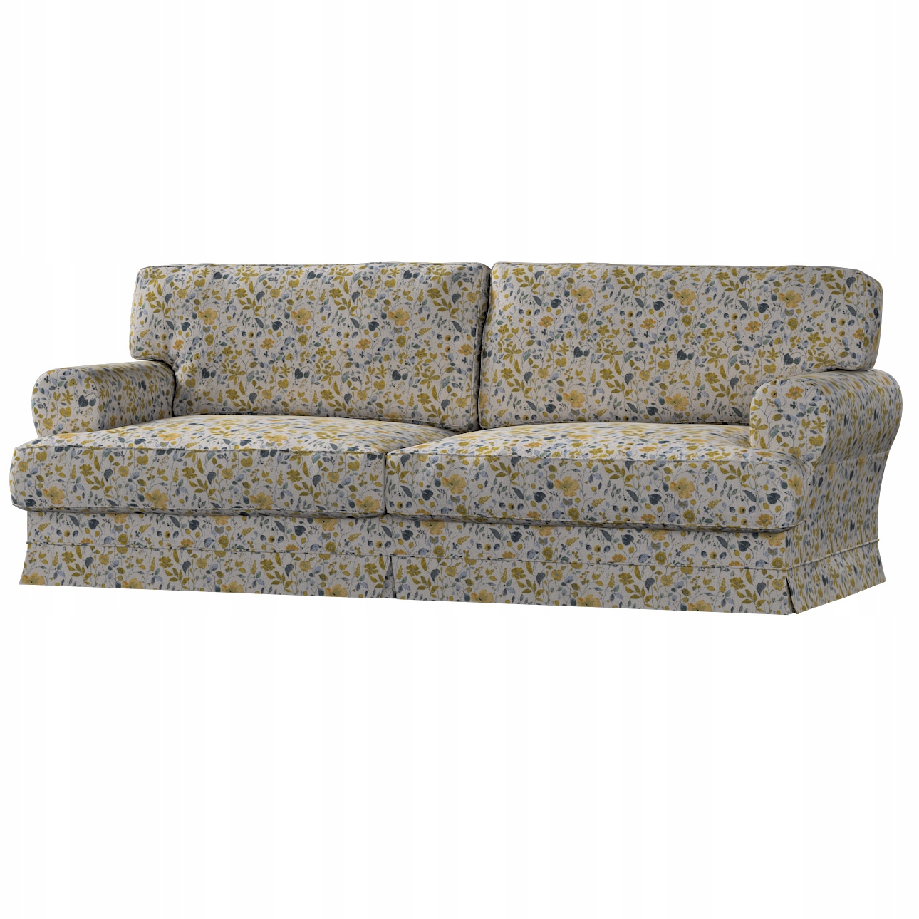 Potah na rozkládací pohovku Ekeskog Ikea žluto-modrý