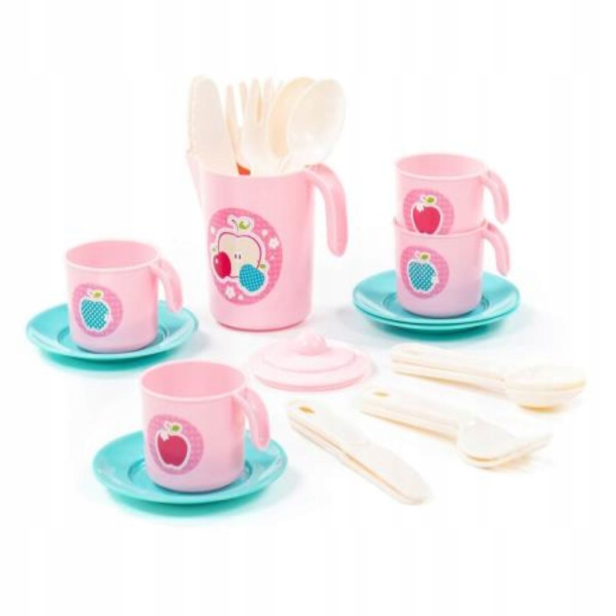 

Polesie 80073 Zestaw Naczyń Ania Na 4 Osoby 22 Ele