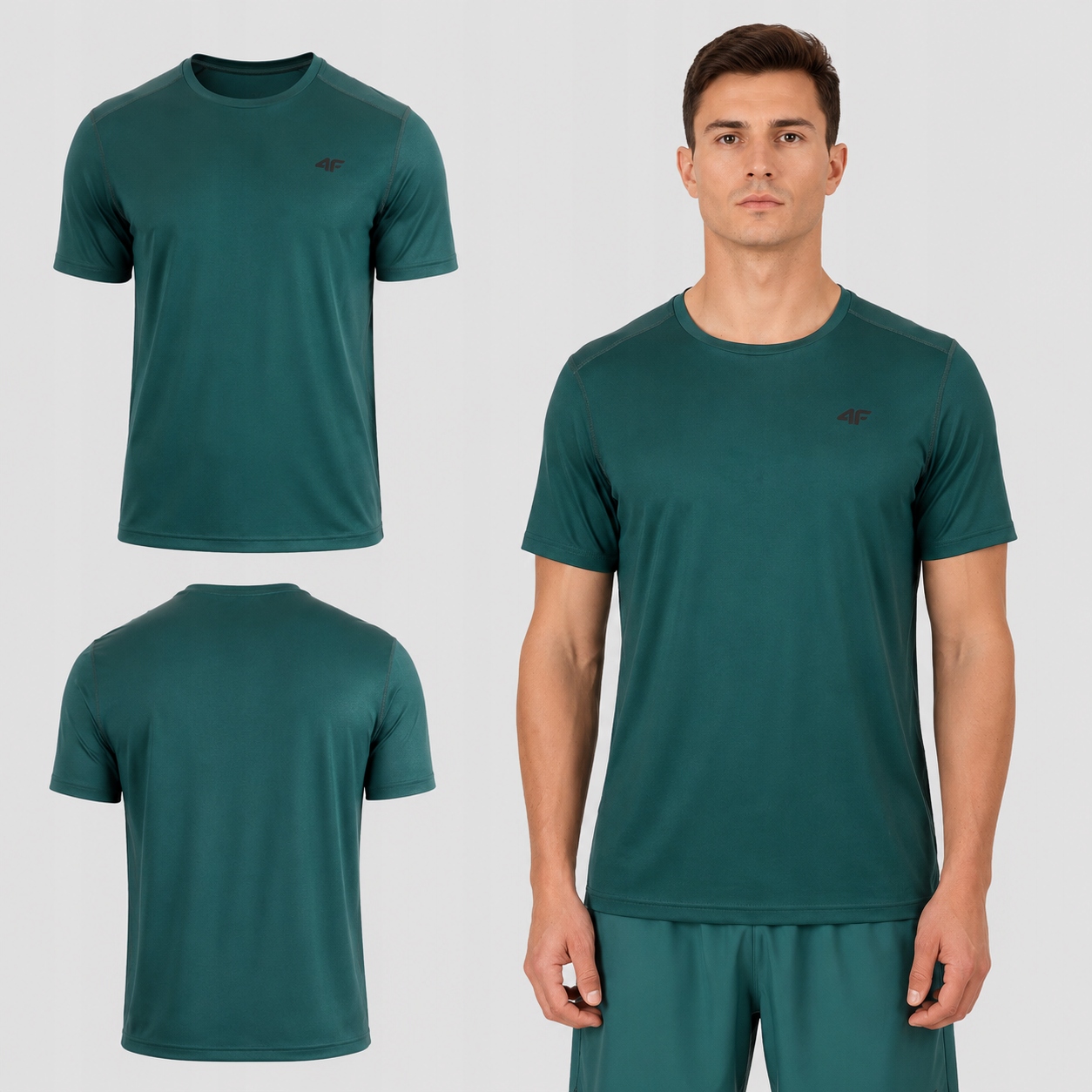 T-shirt Męski 4F Koszulka Treningowa Szybkoschnąca XXL M1785 SS26