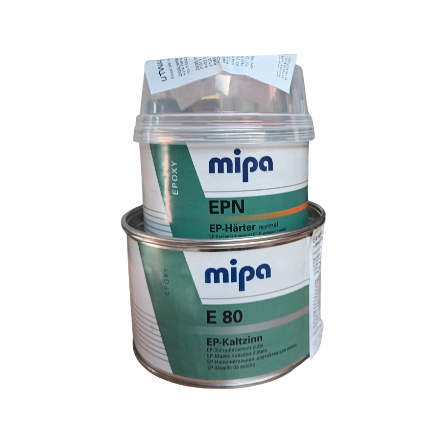 Епоксидна шпаклівка MIPA E80 холодне олово 1 кг