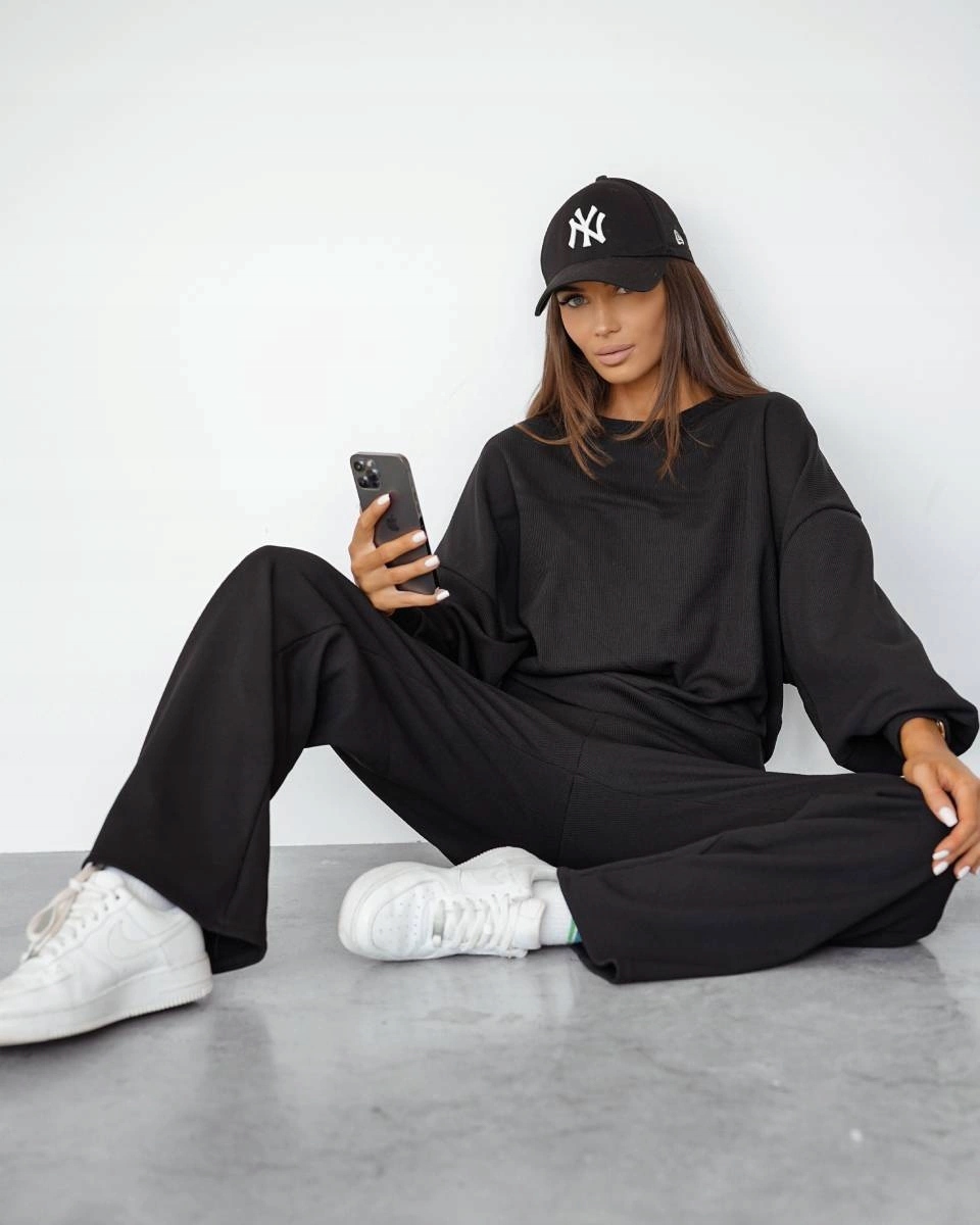 Komplet Mikina A Kalhoty 821108 Černá L/XL