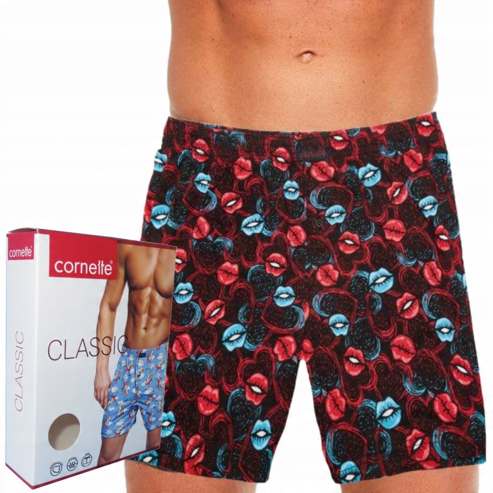 

Cornette bokserki Classic luźne 001/126 usta