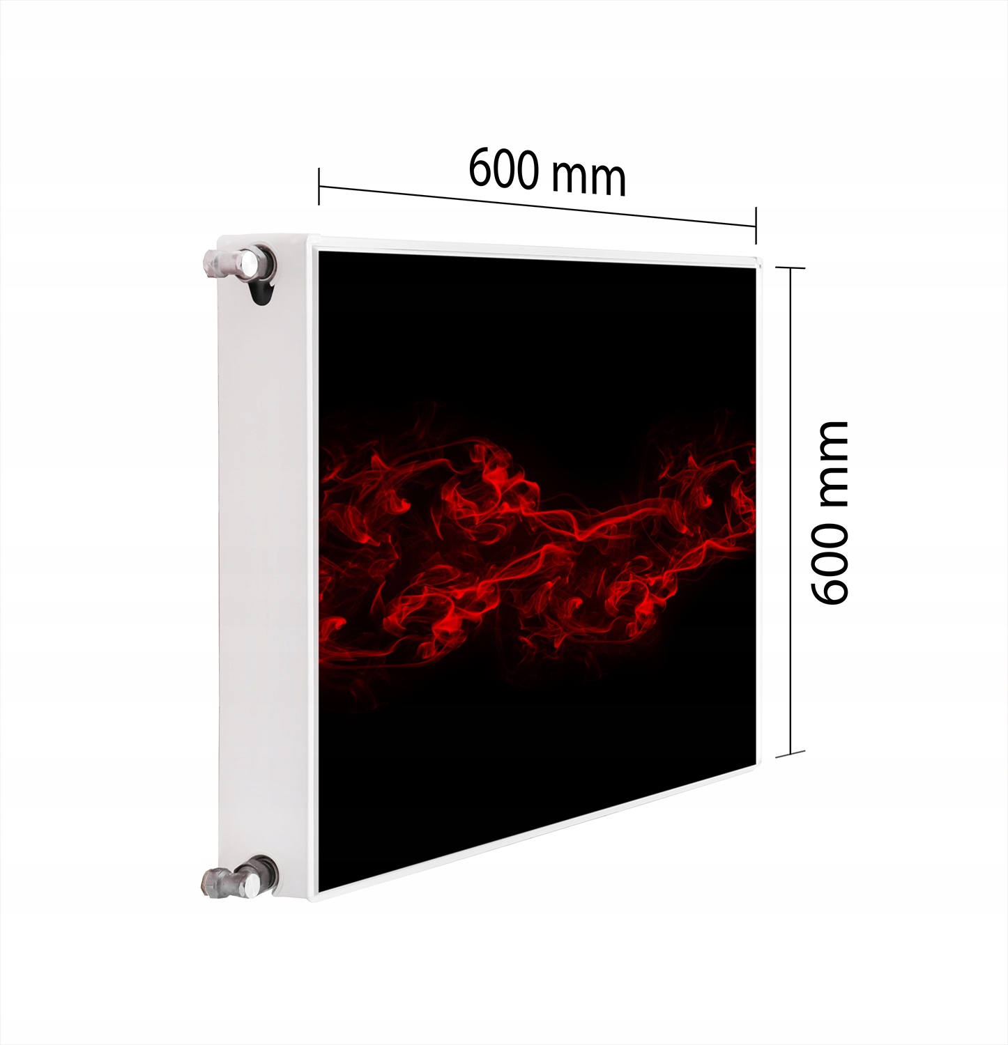 Magnetická Krytka Na Radiátor 60x60 Kouřová Podložka Magnet