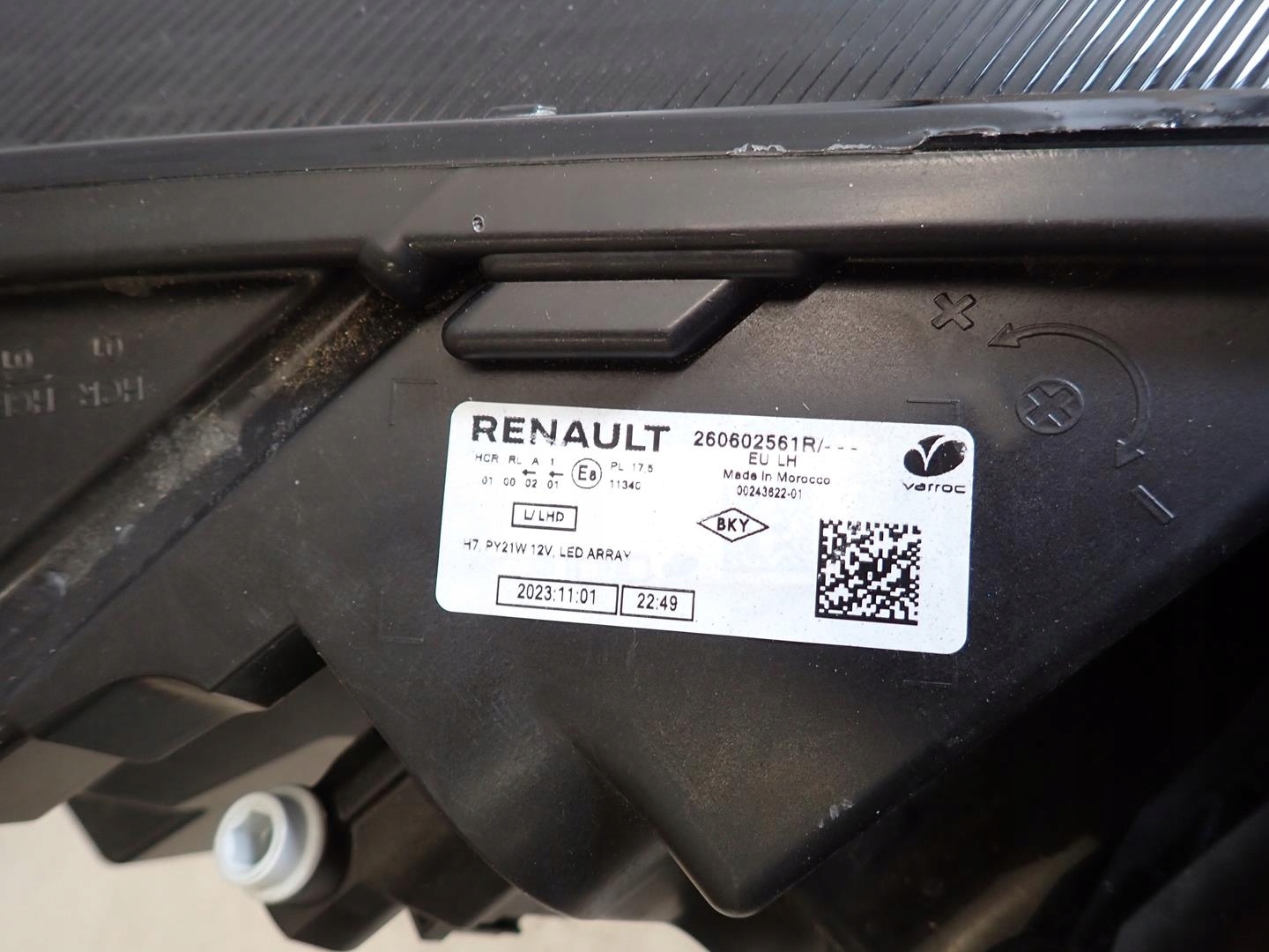 light front front left DACIA SANDERO III 2020- FULL LED 260602561