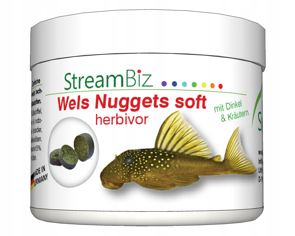 Levně StreamBiz Wels Nuggets Herbivor 250 g (SB-22022)