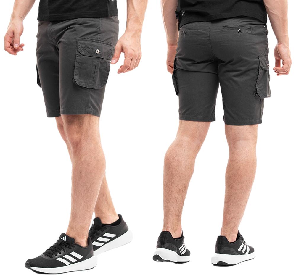 Alpinus kraťasy, pohodlné sportovní šortky Askja Shorts vel. L