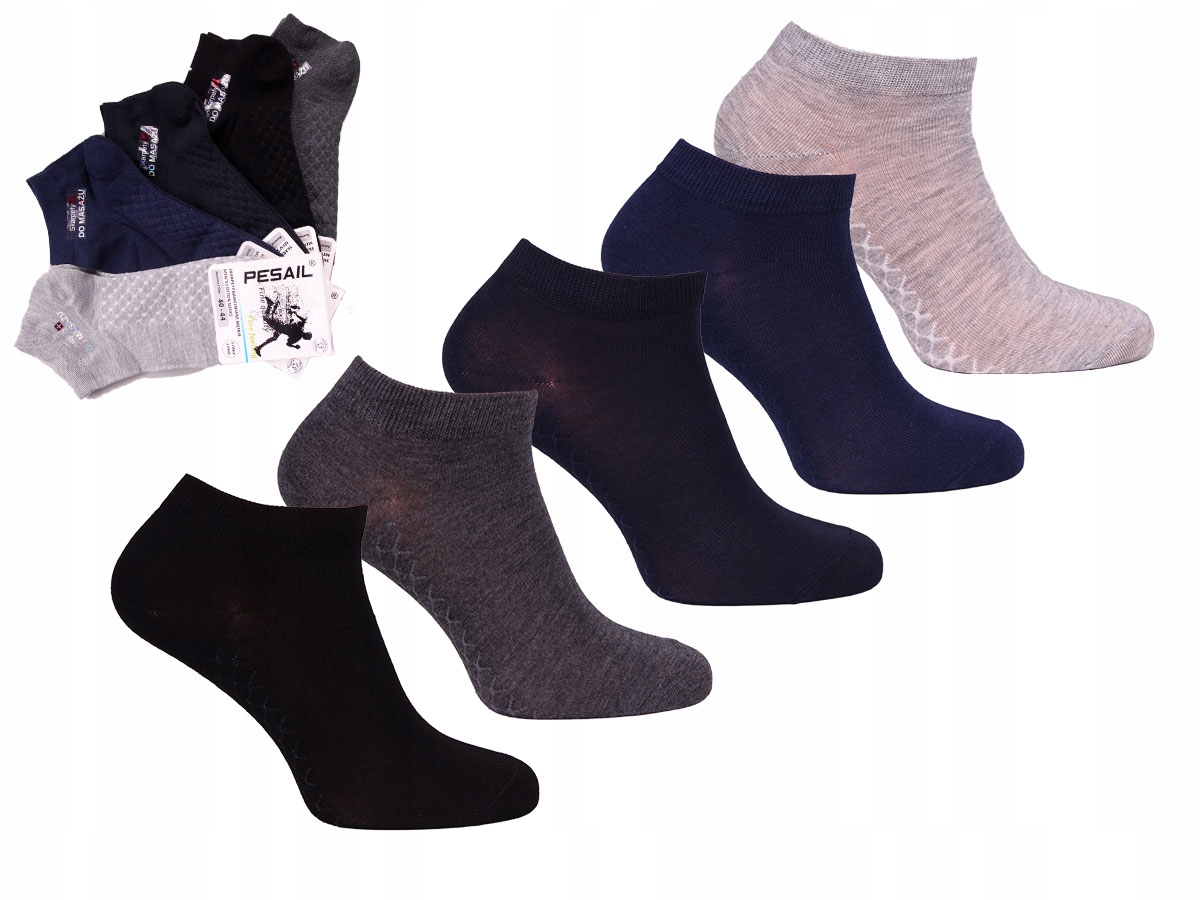 

5x Skarpety Stopki Męskie Bawełniane Sportowe