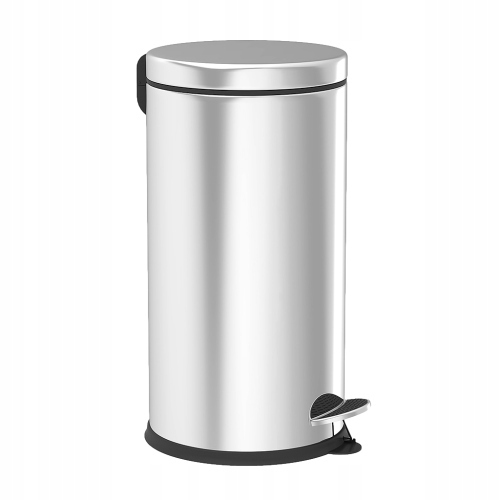 kulatý koš s pedálem do koupelny kulatý s vložkou Easyform, ocelový, 30 l