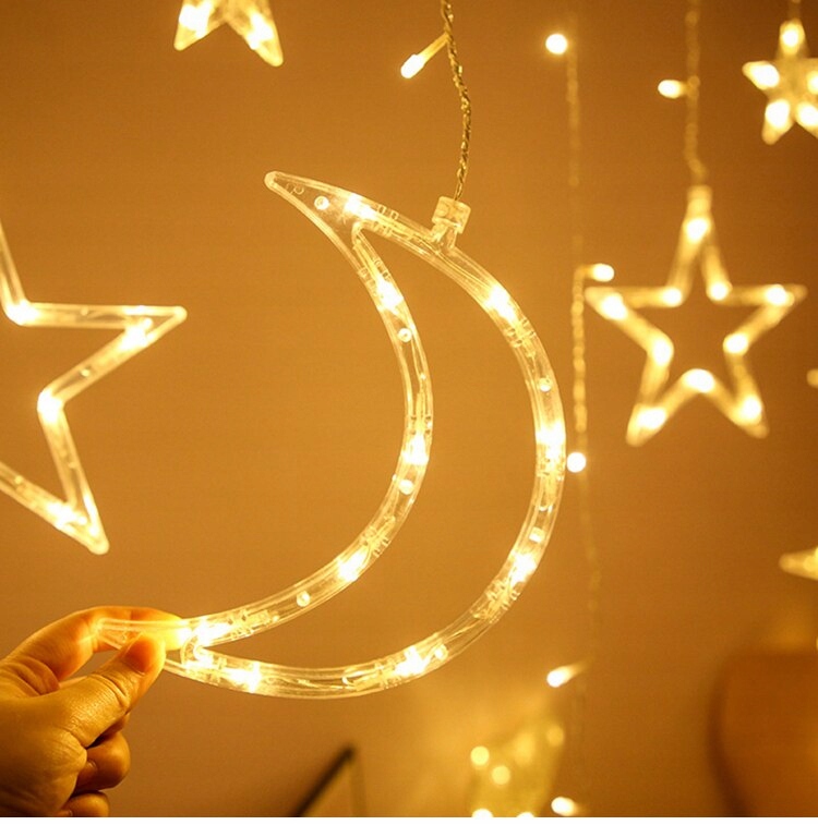 

Łańcuch Świetlny Świąteczne Księżyce Led Dekoracja