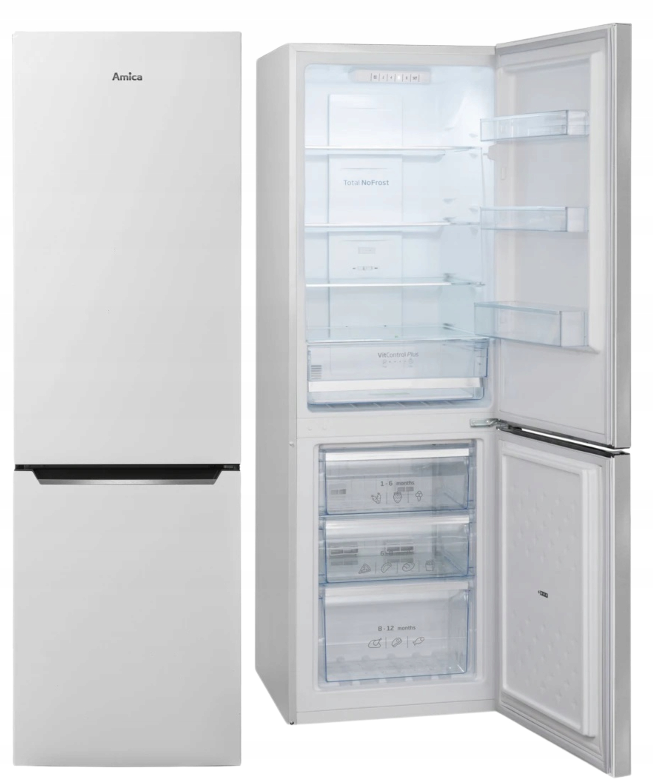 Amica Chłodziarko-zamrażarka FK2695.2FT(E)