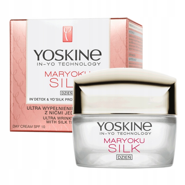 in yo technology Maryoku Silk Krem na dzień z nićmi jedwabiu