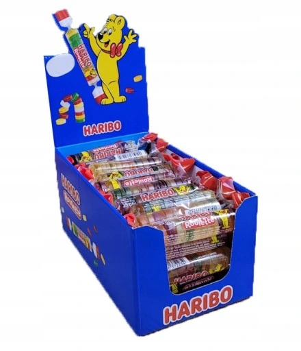 Levně Želé Bonbony Haribo Roulette 1 kg 50x20 g