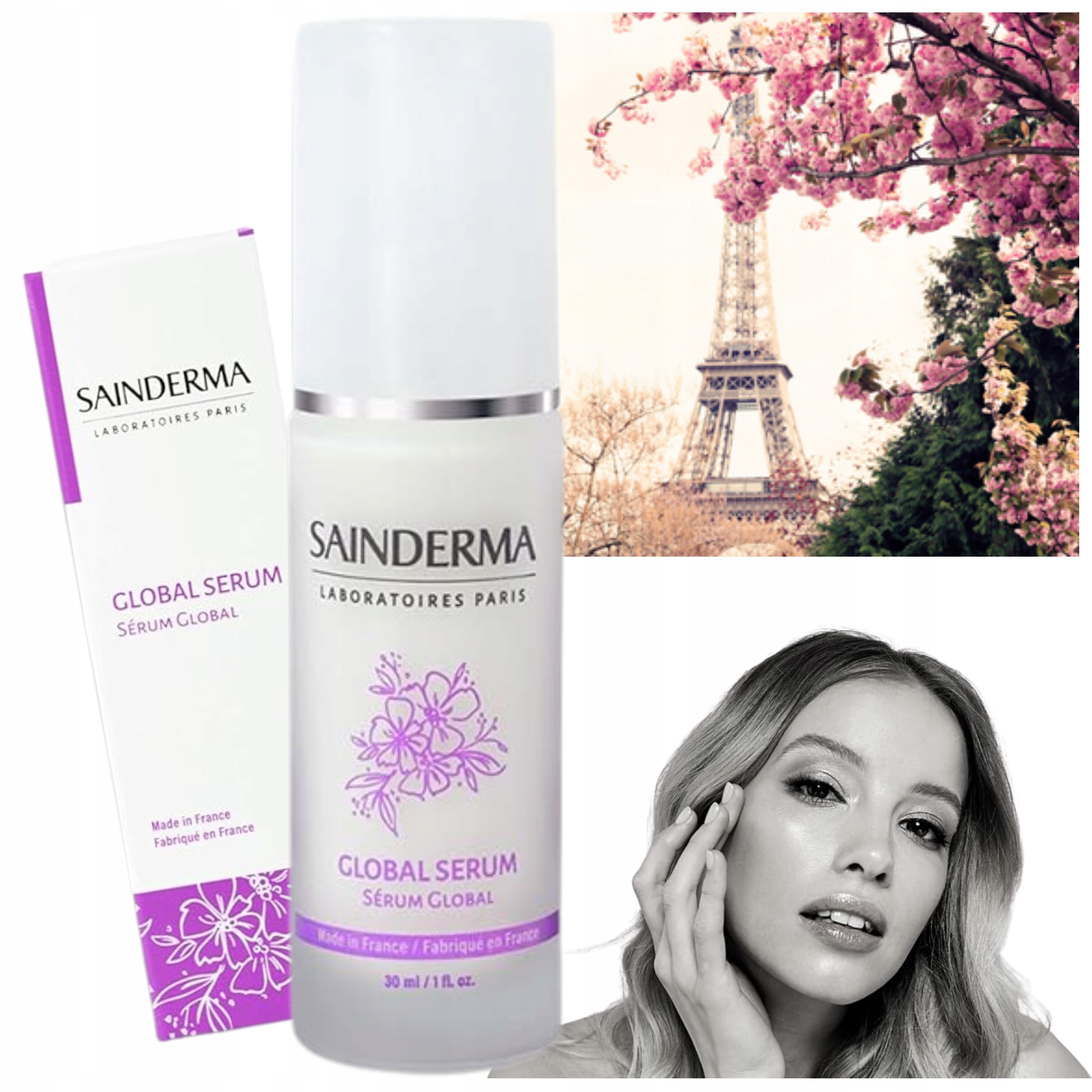 Pleťové Sérum 30 ML Přírodní Hydratační Na Vrásky, Francouzský Obličej
