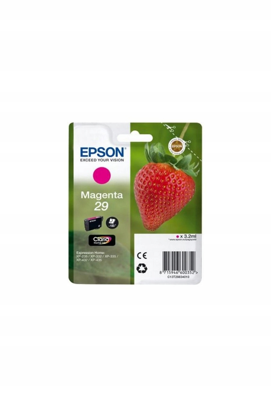 Tusz Epson czerwony (magenta) C13T29834010