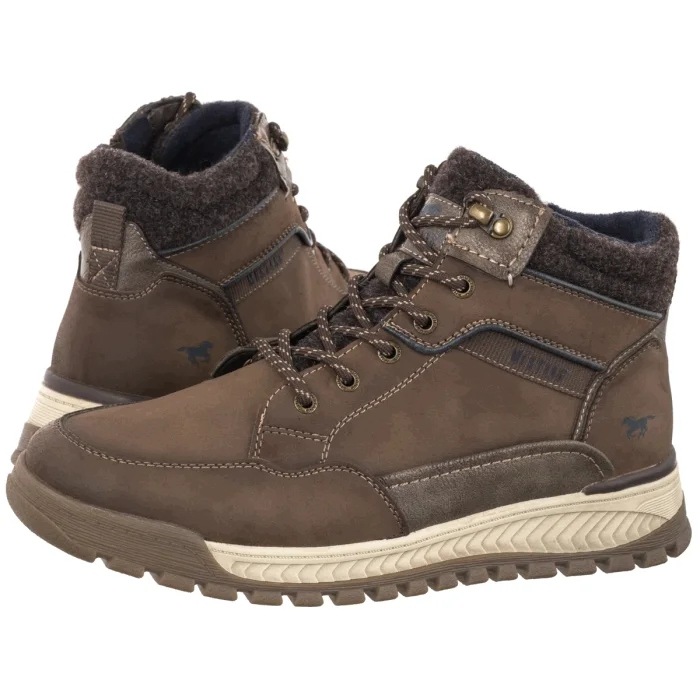 Pánské Trekové Boty Boty Mustang Hnědé 36M002100400 Brown