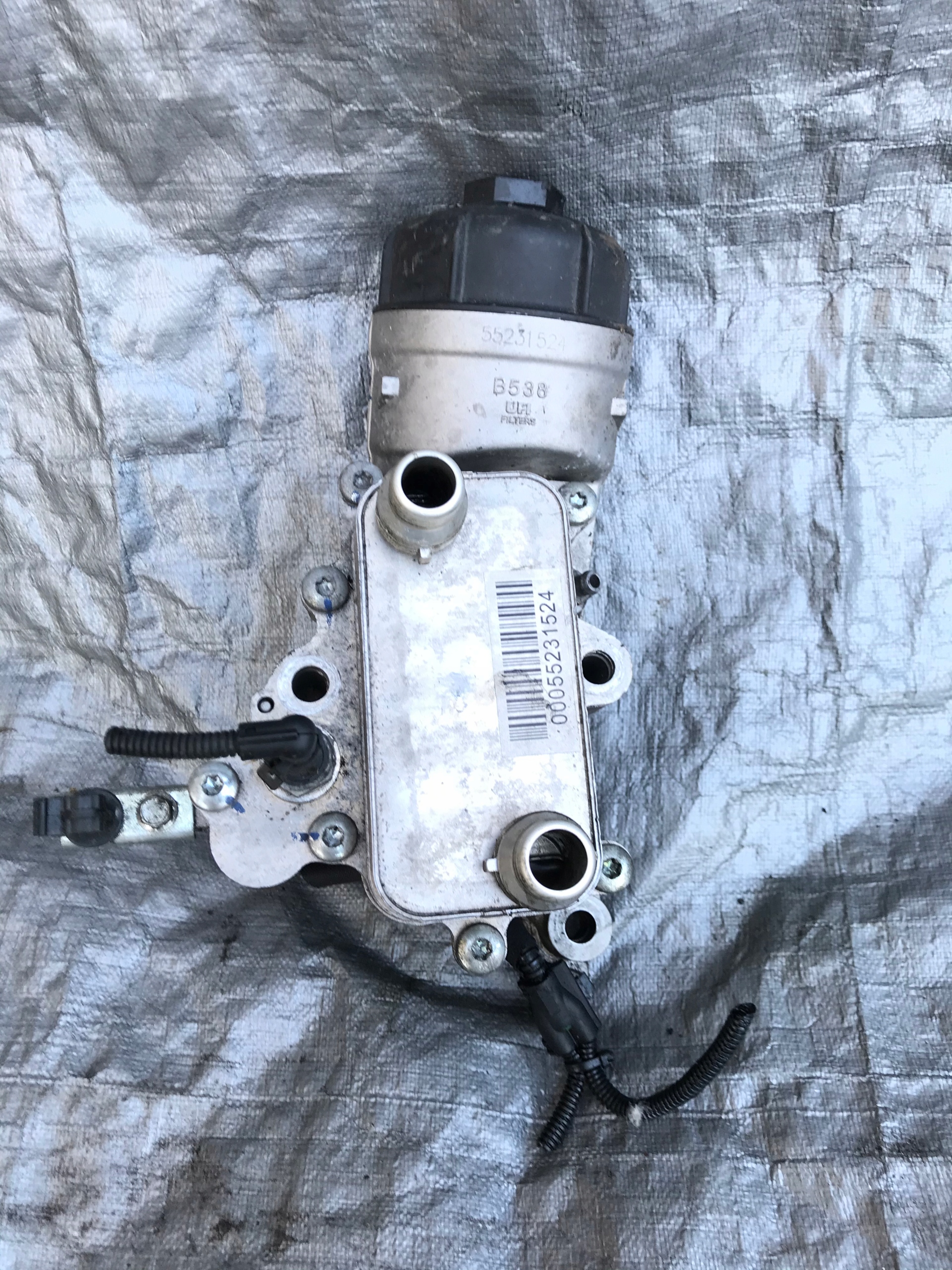 55231524 - КОРПУС МАСЛЯНОГО ФИЛЬТРА РАДИАТОРА FIAT JEEP