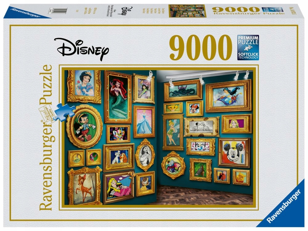 Puzzle Muzeum postaci Disney'a 9000 elementów Ravensburger