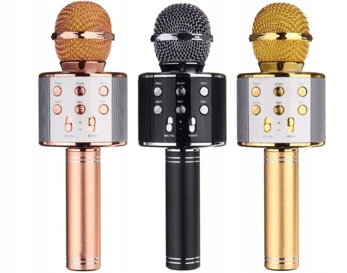 MIKROFON + NAGRYWANIE BLUETOOTH KARAOKE SELFIE HIT