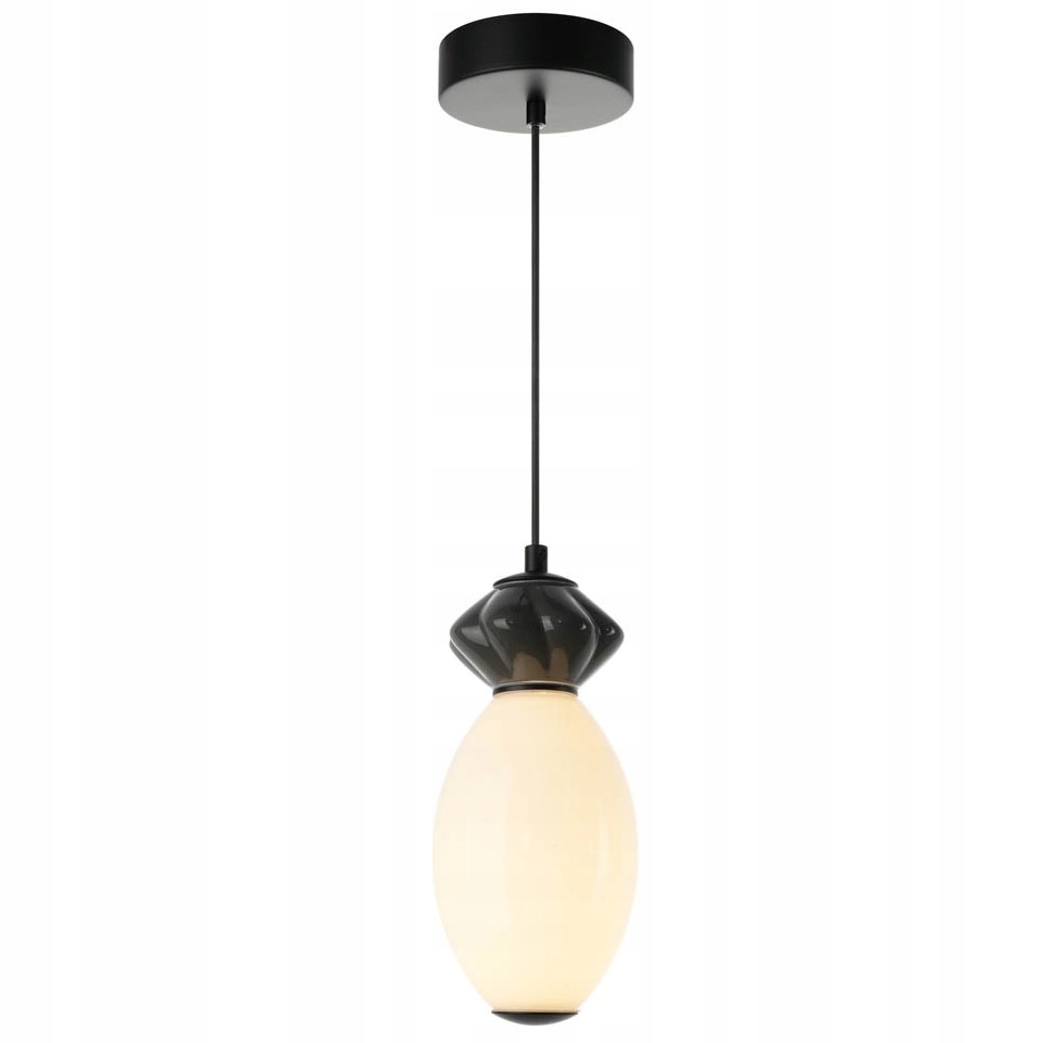 Závesná stropná lampa čierna Led do obývačky, kuchyne, predsiene Balos