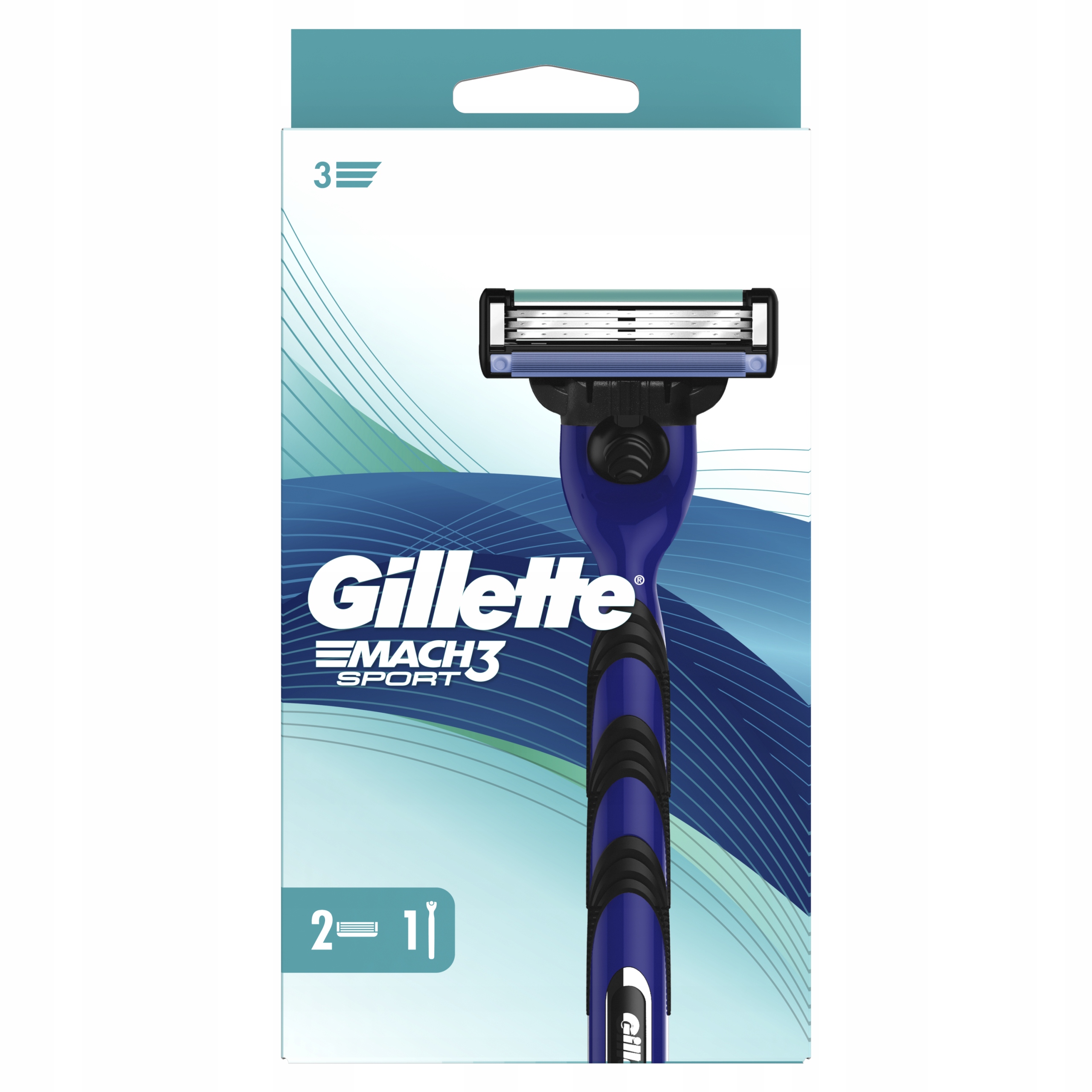 Gillette Mach3 Aqua-Grip Start Бритва 1 Лезвие