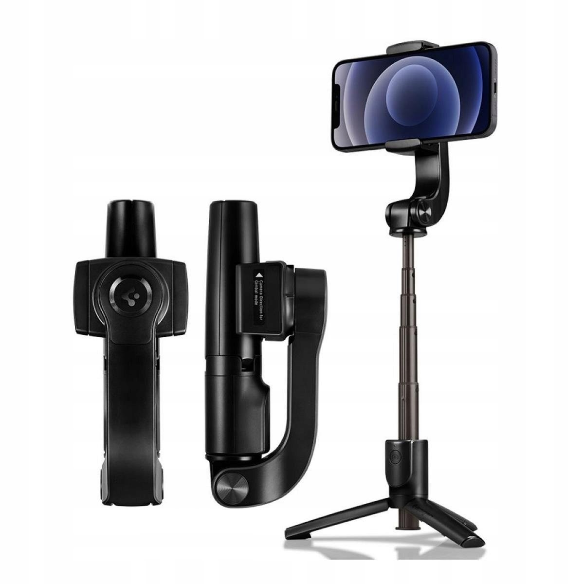 Gimbal Selfie Stick Spigen S610W Bezdrátový Černý AMP01862
