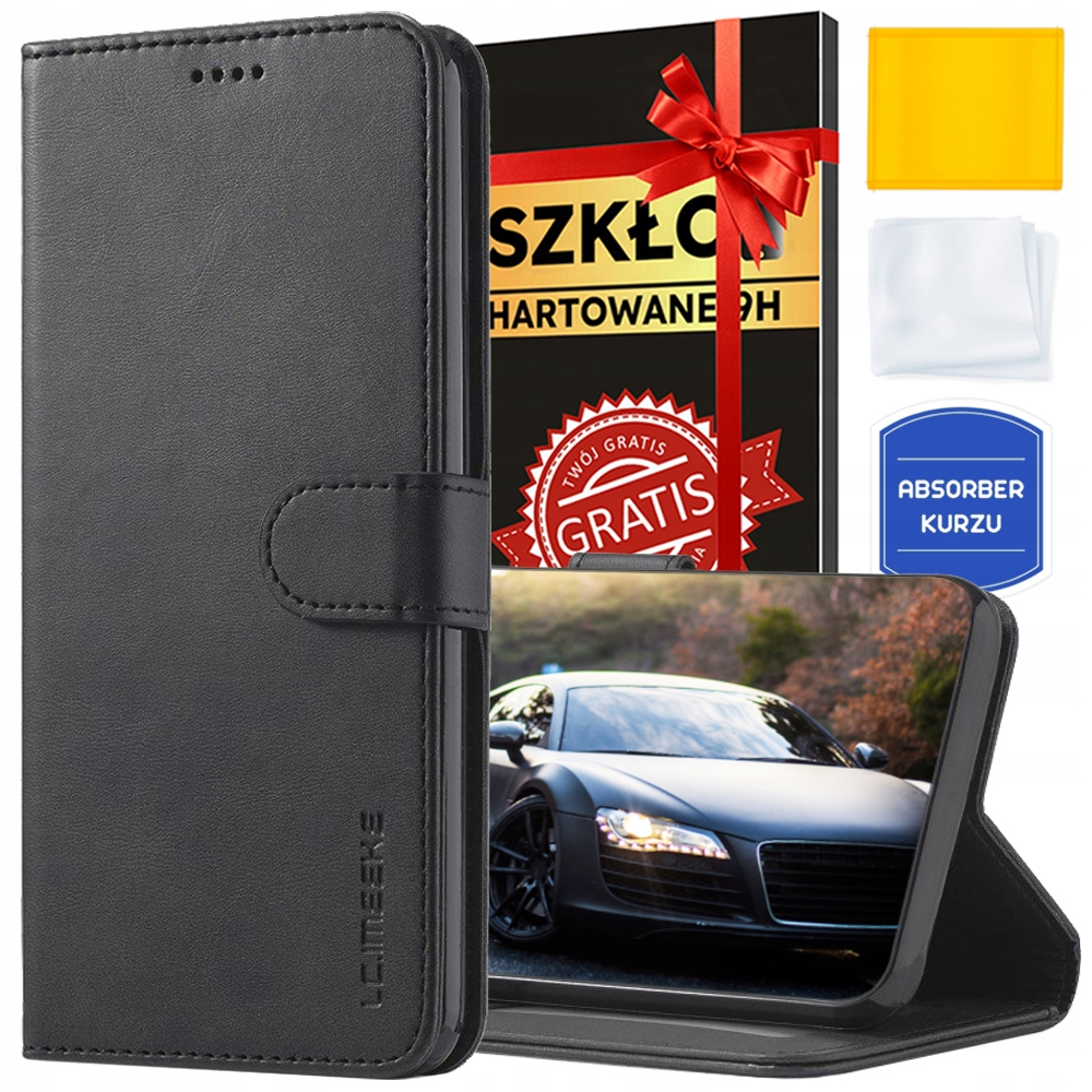 

Etui do Xiaomi Realme 9i i Szkło, Lcimeeke,portfel